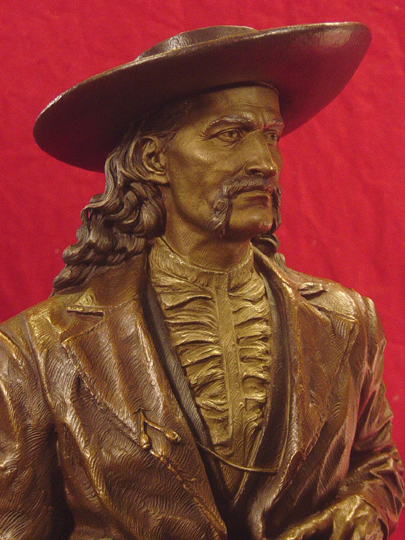 James Butler Hickok Bronze Sculpture