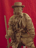 Jedediah Smith Clay Sculpture