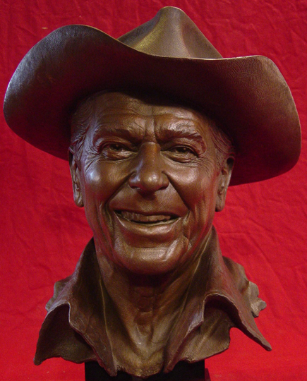 REAGAN COUNTRY Bronze Sculpture by Greg Polutanovich