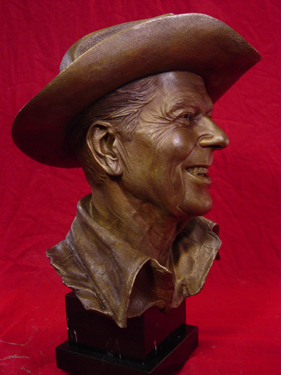 REAGAN COUNTRY Bronze Sculpture by Greg Polutanovich