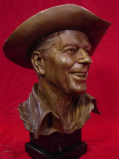 REAGAN COUNTRY Bronze Sculpture by Greg Polutanovich