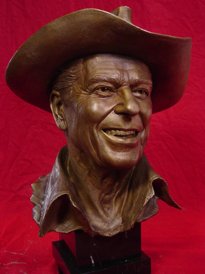 REAGAN COUNTRY Bronze Sculpture by Greg Polutanovich