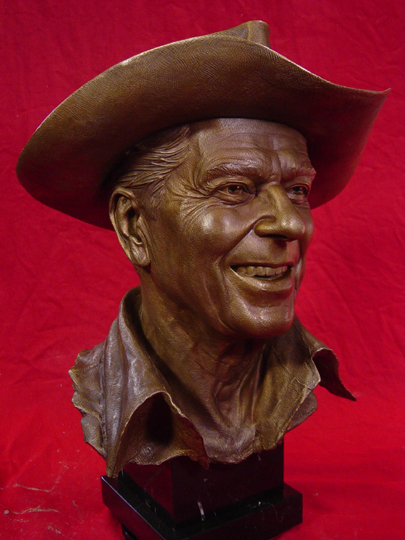 REAGAN COUNTRY Bronze Sculpture by Greg Polutanovich