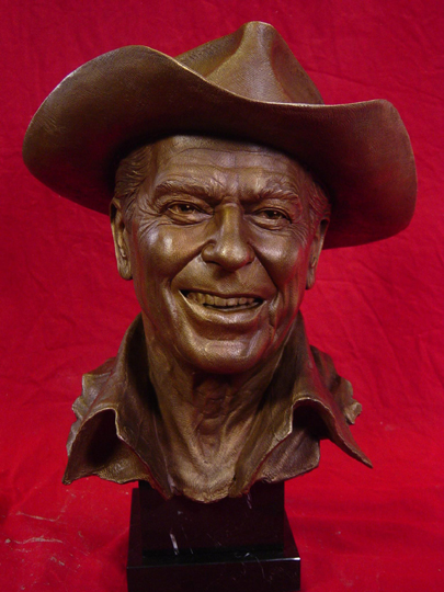 REAGAN COUNTRY Bronze Sculpture by Greg Polutanovich