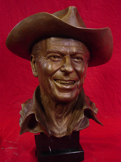 REAGAN COUNTRY Bronze Sculpture by Greg Polutanovich