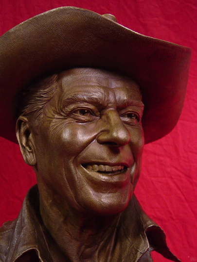 REAGAN COUNTRY Bronze Sculpture by Greg Polutanovich