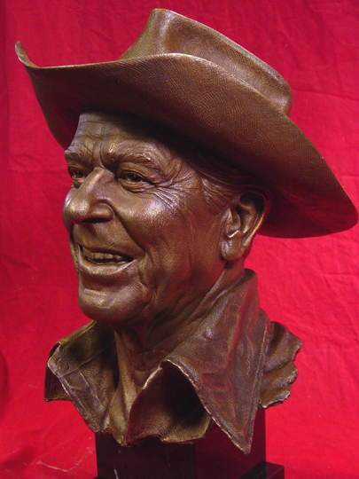 REAGAN COUNTRY Bronze Sculpture by Greg Polutanovich