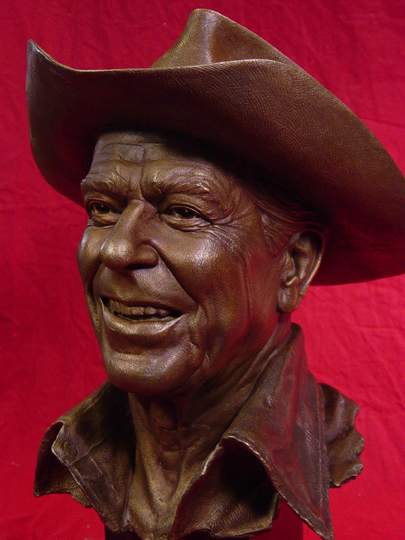 REAGAN COUNTRY Bronze Sculpture by Greg Polutanovich