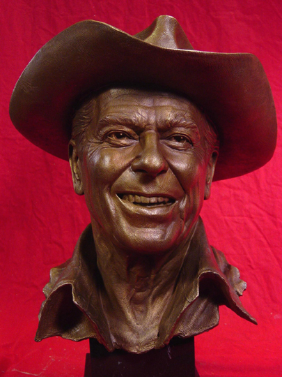 REAGAN COUNTRY Bronze Sculpture by Greg Polutanovich