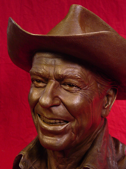 REAGAN COUNTRY Bronze Sculpture by Greg Polutanovich