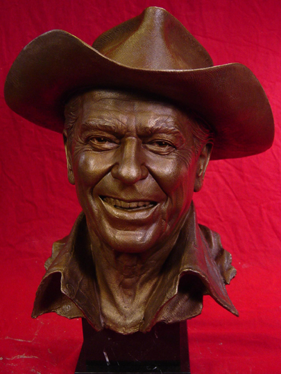 REAGAN COUNTRY Bronze Sculpture by Greg Polutanovich