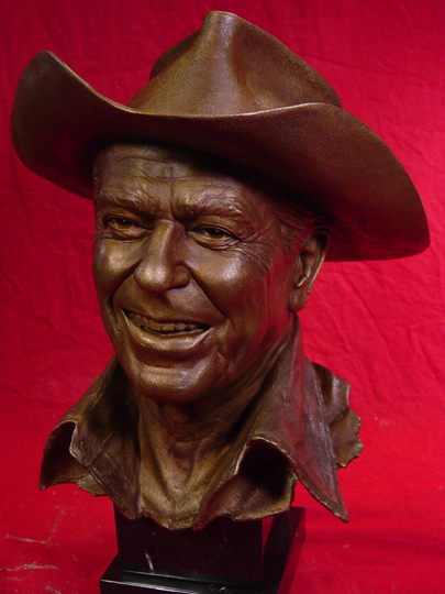 REAGAN COUNTRY Bronze Sculpture by Greg Polutanovich